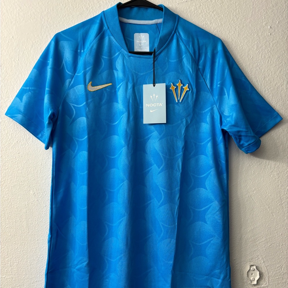 Nike NOCTA Turks & Caicos NRG Blue Home Soccer Jersey Size Medium